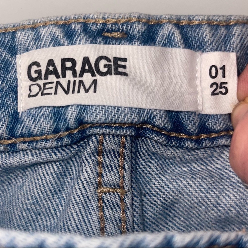 Garage Slouchy Blue Denim Jeans - Picture 4 of 6